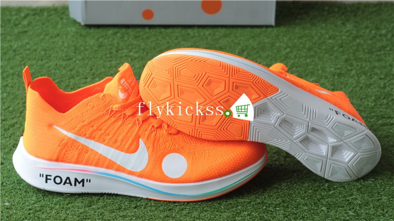 Best Off White x Nike Zoom Fly Mercurial Flyknit Orange